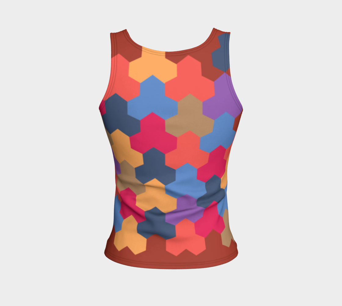 Japanese Style Colorful Mosaic Game Pattern