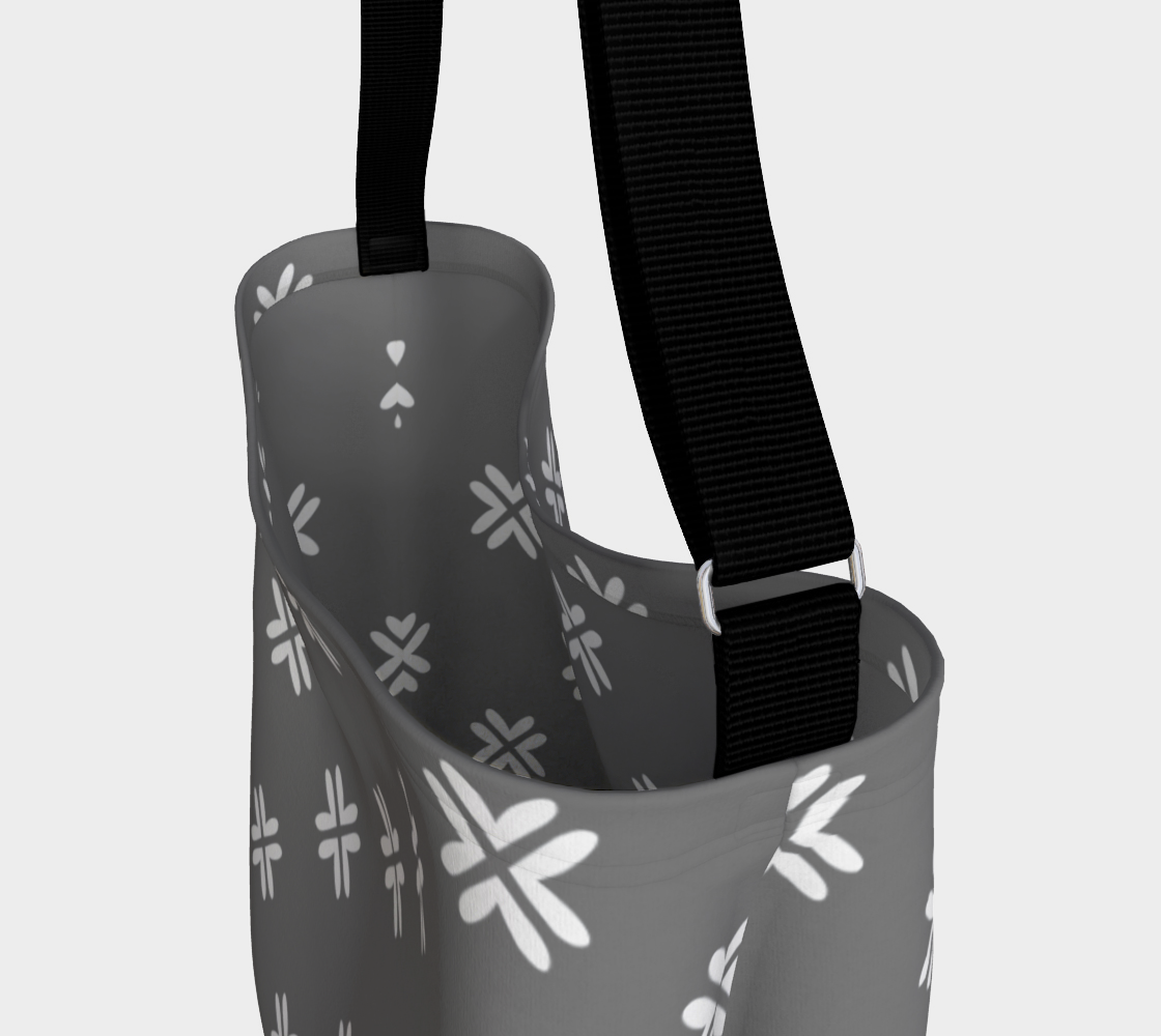 Minimal Elegant Modern Style Cross Pattern Grey