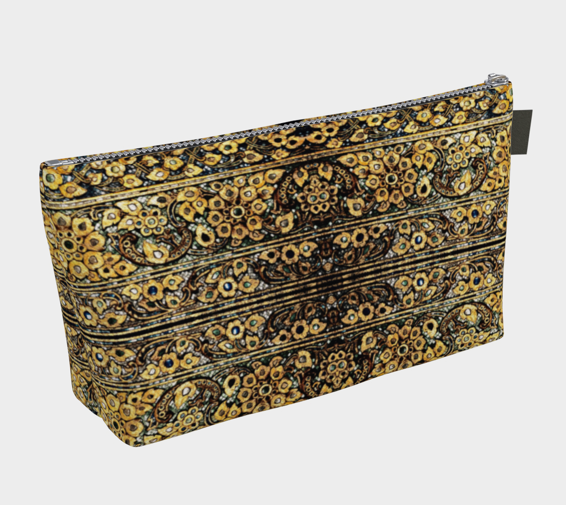 Antique Oriental Luxurious Glided Inlay floral Pattern