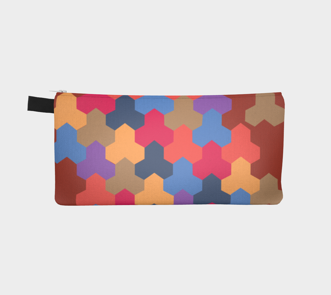 Japanese Style Colorful Mosaic Game Pattern