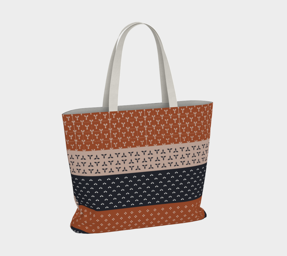 Japanese Patchwork Geometric Motif Stripes Pattern