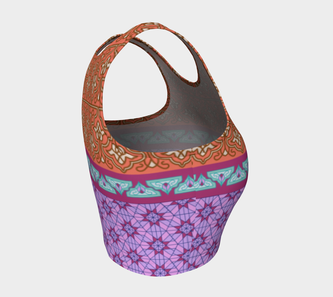 Persian Iranian Geometric Motif Patchwork Mixed Pattern