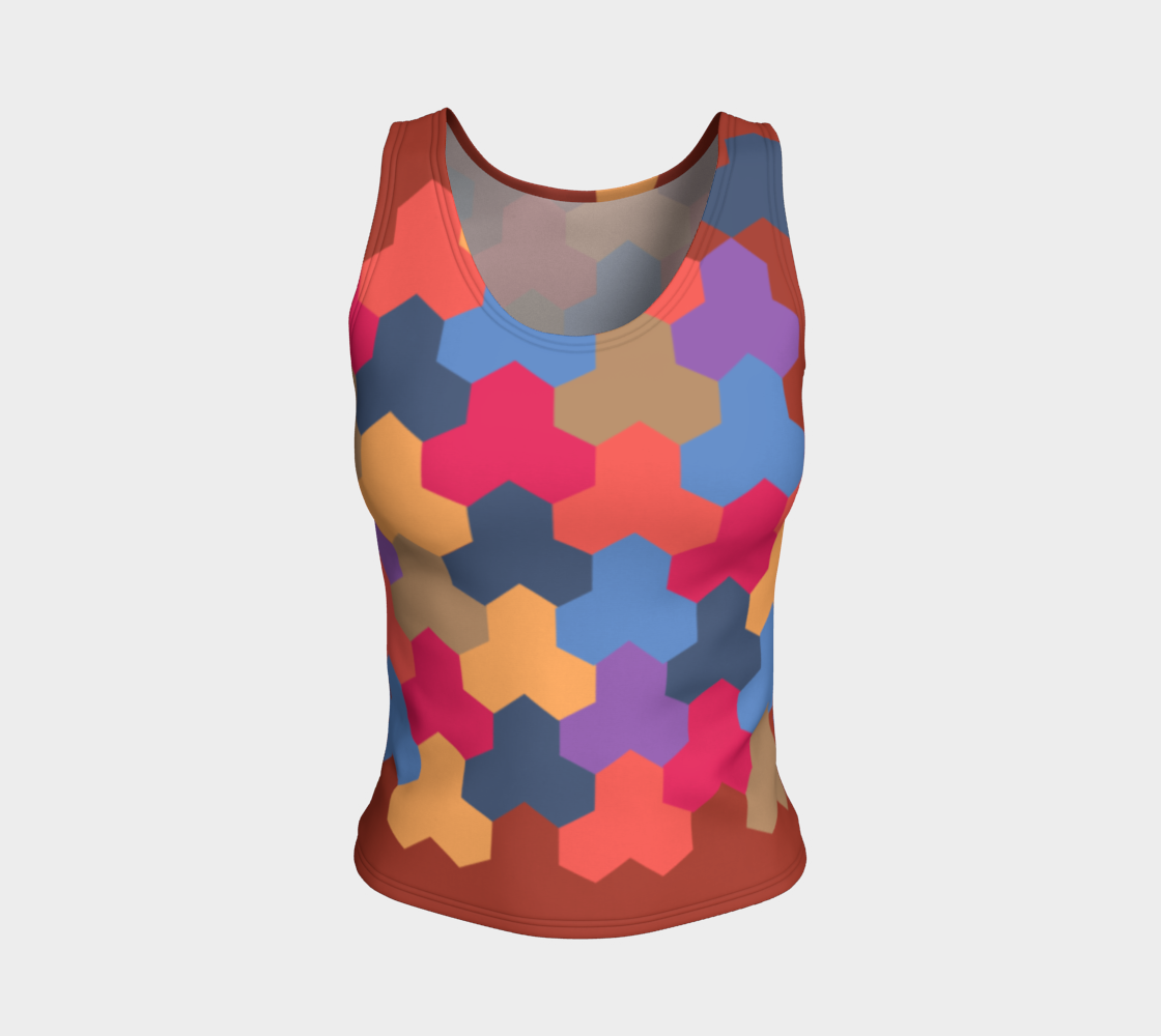 Japanese Style Colorful Mosaic Game Pattern