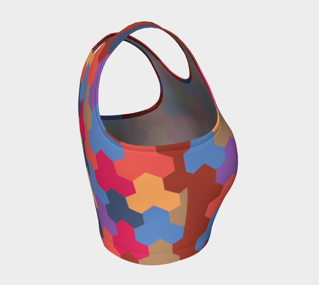 Japanese Style Colorful Mosaic Game Pattern