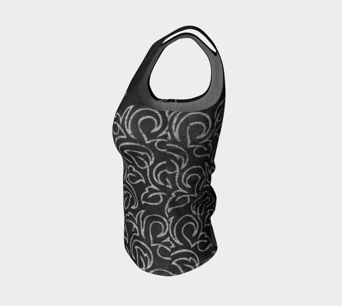 Chalk Blackboard Leaves Vintage Pattern