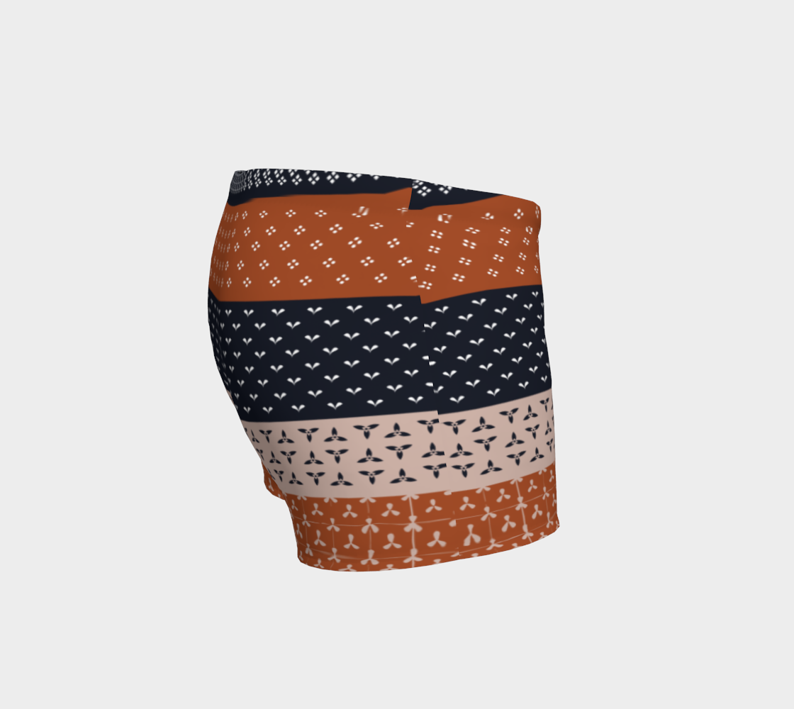 Japanese Patchwork Geometric Motif Stripes Pattern