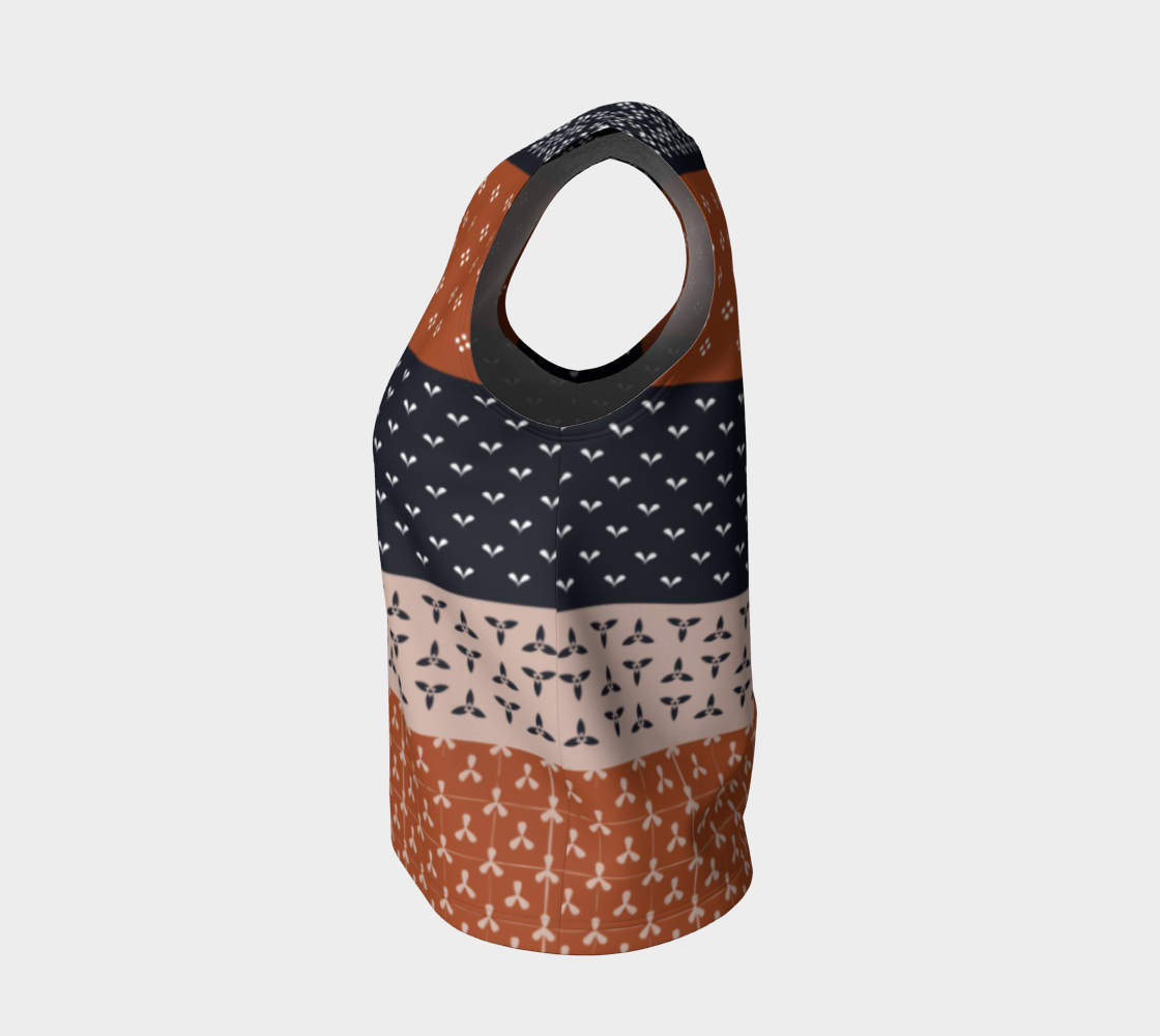 Japanese Patchwork Geometric Motif Stripes Pattern