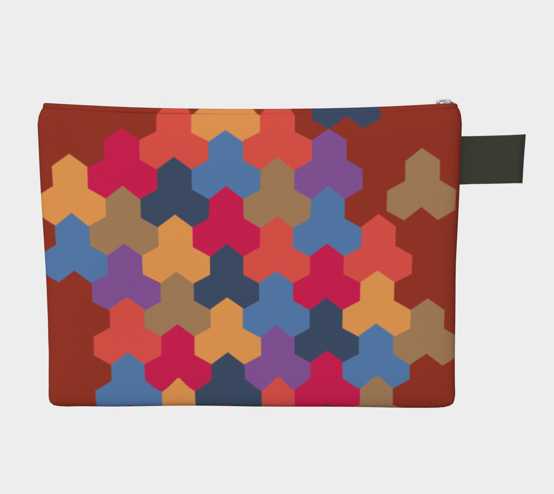 Japanese Style Colorful Mosaic Game Pattern