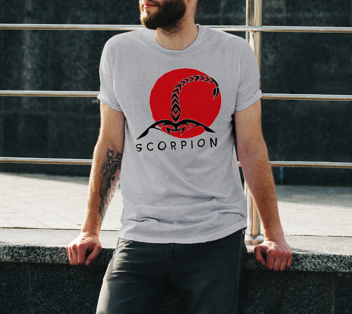 Scorpion Polynesian Tattoo Style