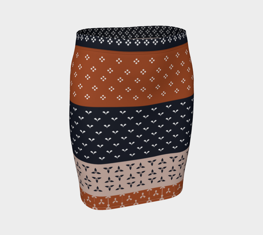 Japanese Patchwork Geometric Motif Stripes Pattern