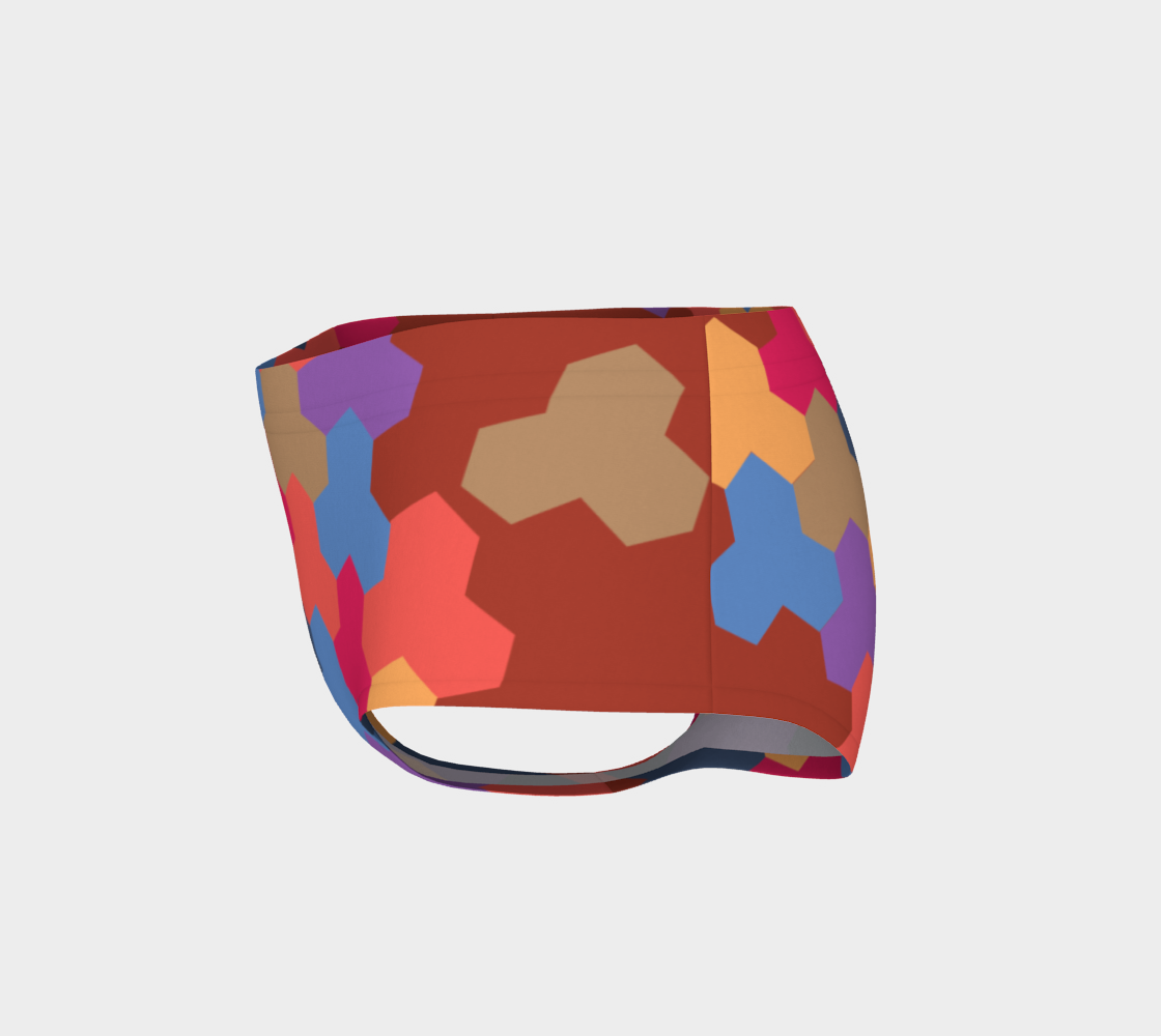 Japanese Style Colorful Mosaic Game Pattern