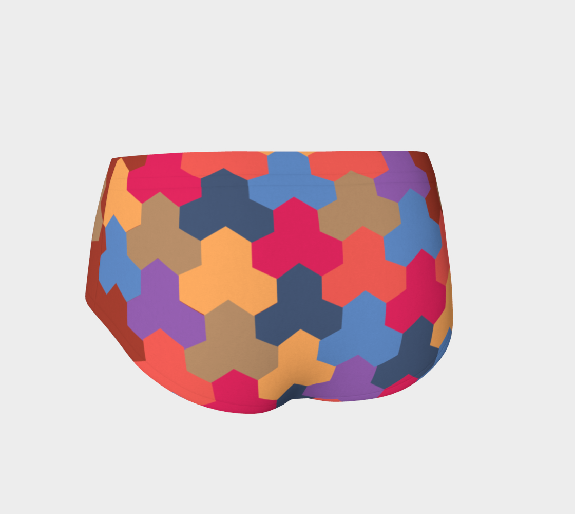 Japanese Style Colorful Mosaic Game Pattern