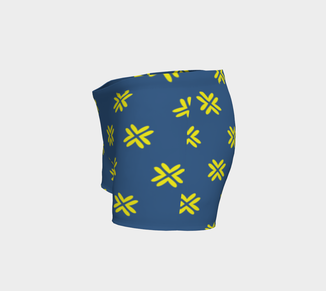 Minimal Elegant Modern Style Cross Pattern Blue Yellow