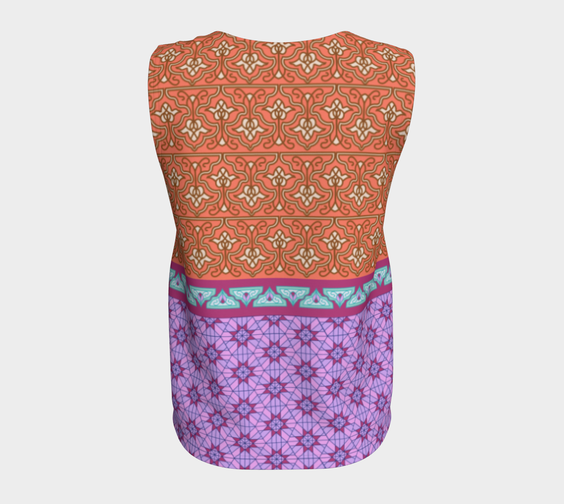 Persian Iranian Geometric Motif Patchwork Mixed Pattern