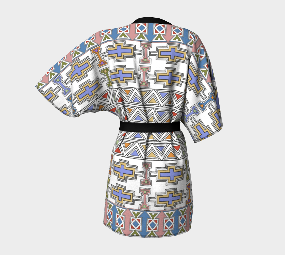 Ndebele Style African Tribal Art Pattern