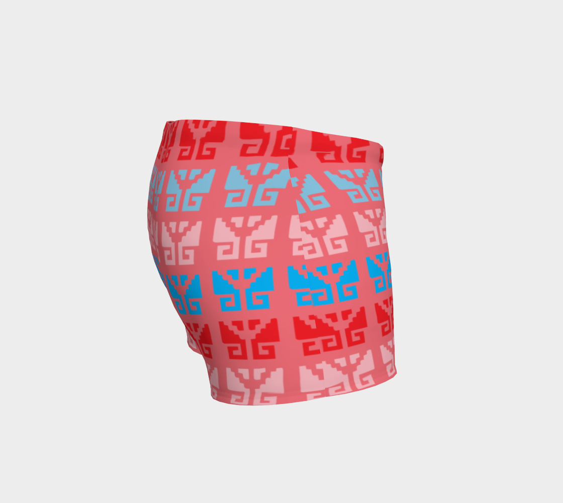 Aztec Ethnic Motif Pattern Pink Blue