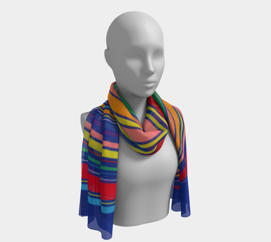 Colorful Striped Circles Tunnel Vintage Design 1960's