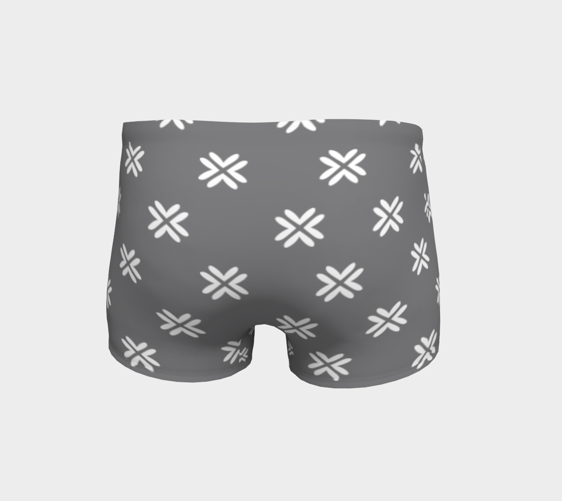 Minimal Elegant Modern Style Cross Pattern Grey