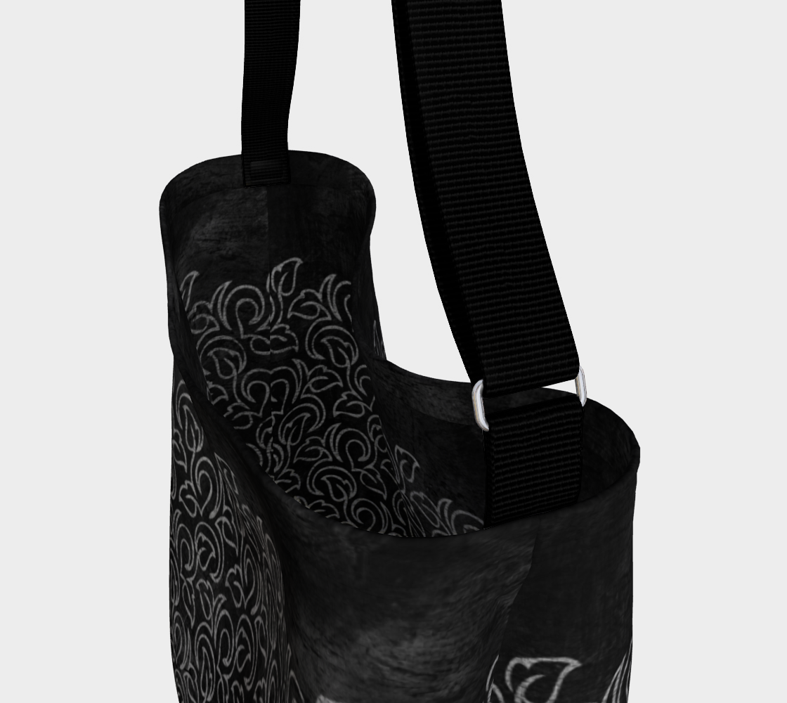 Chalk Blackboard Leaves Vintage Pattern