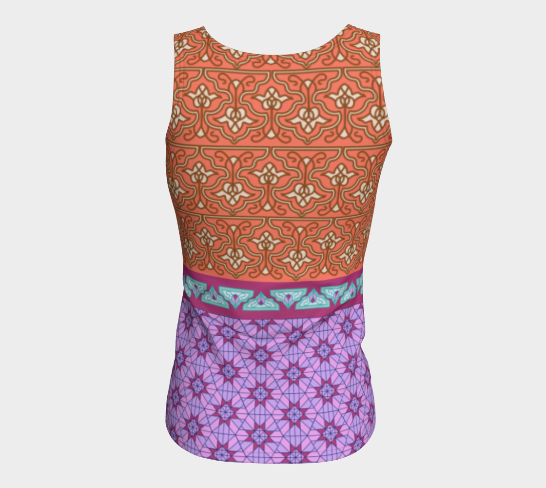 Persian Iranian Geometric Motif Patchwork Mixed Pattern