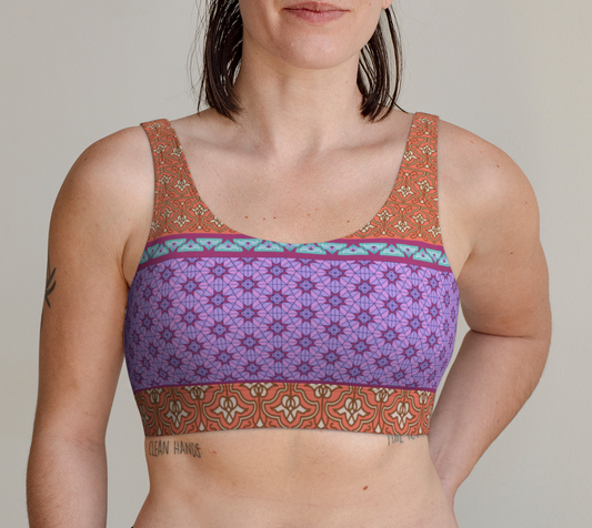 Persian Iranian Geometric Motif Patchwork Mixed Pattern