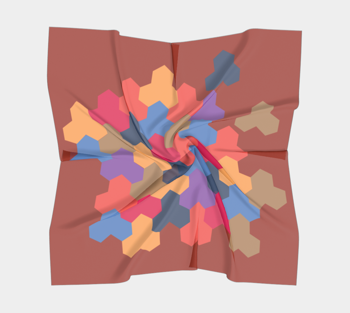 Japanese Style Colorful Mosaic Game Pattern