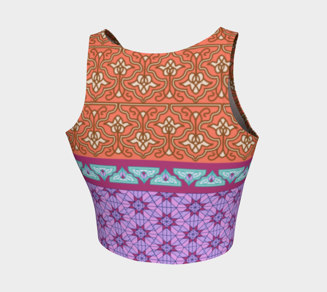 Persian Iranian Geometric Motif Patchwork Mixed Pattern