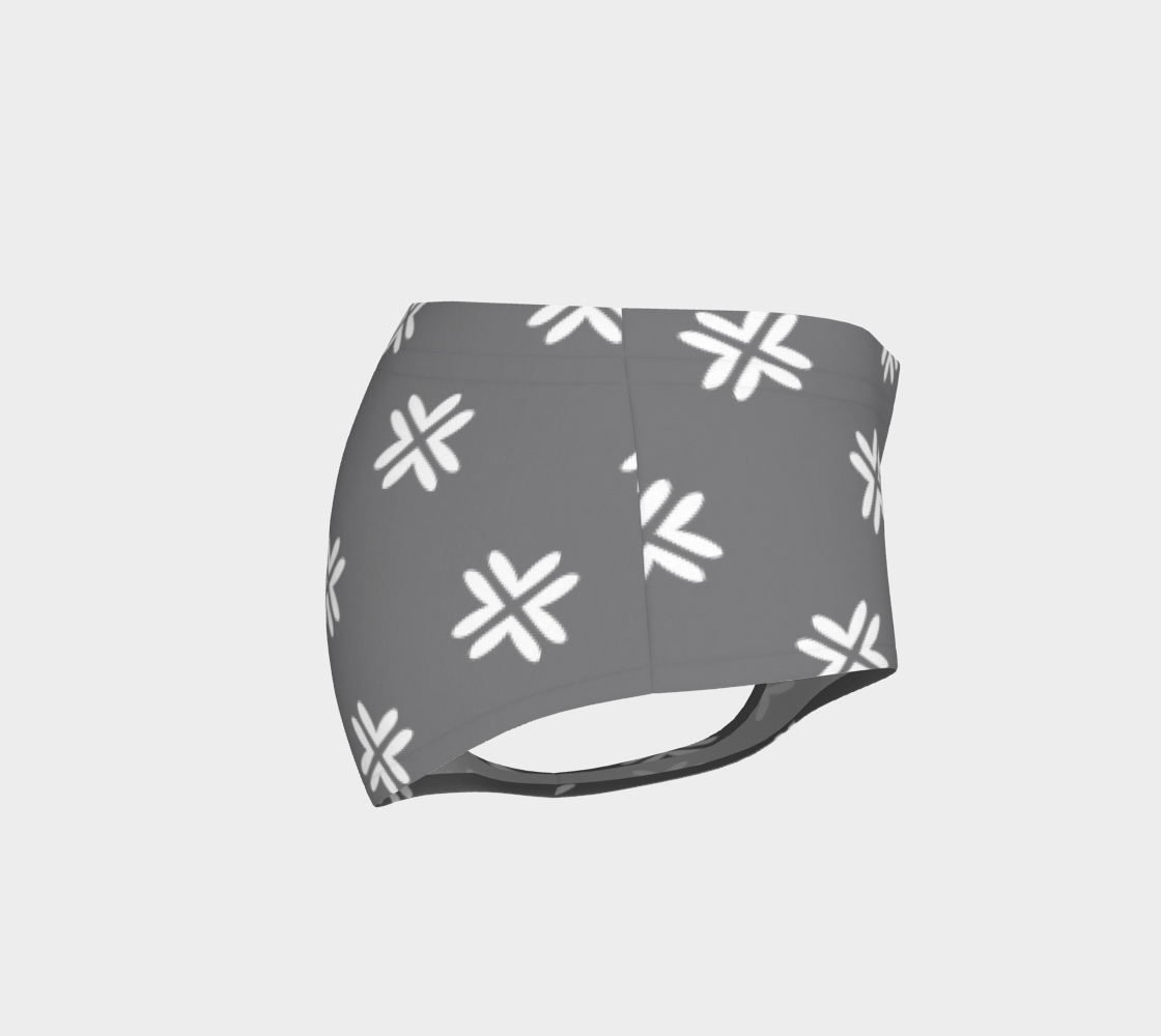 Minimal Elegant Modern Style Cross Pattern Grey