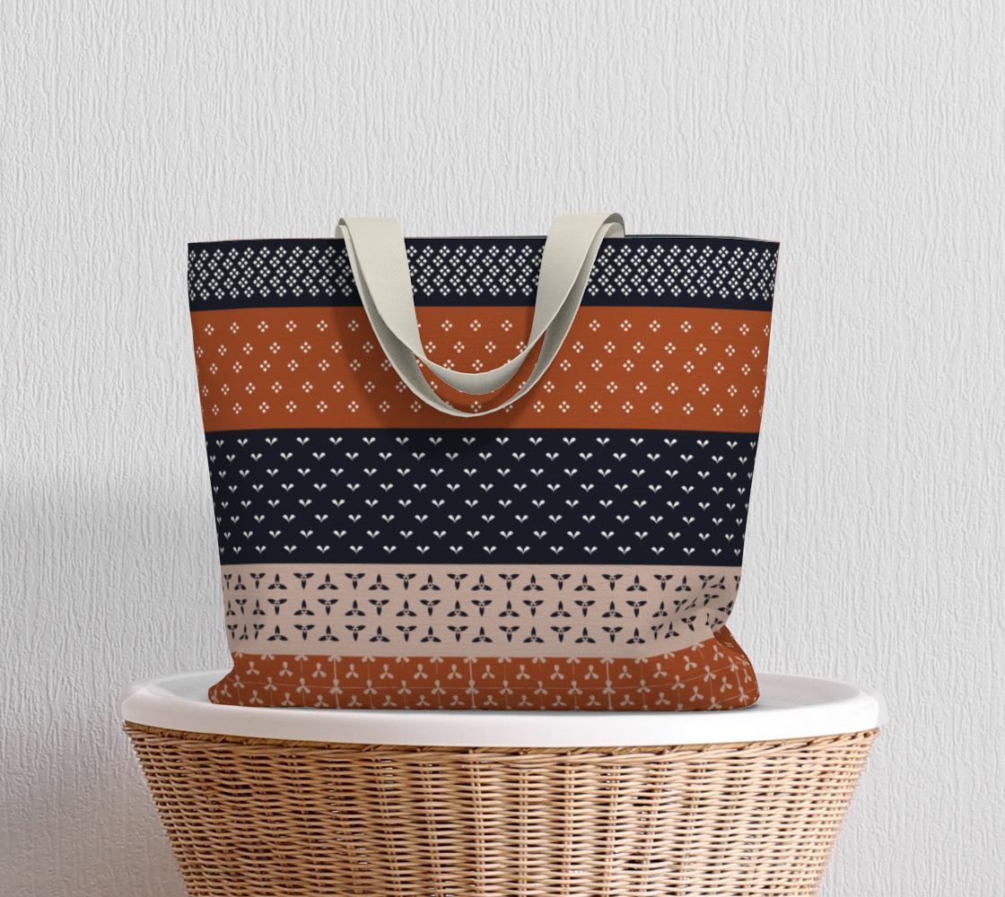 Japanese Patchwork Geometric Motif Stripes Pattern