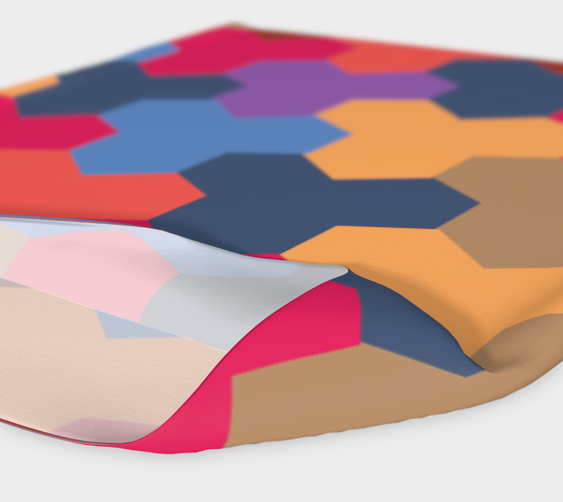 Japanese Style Colorful Mosaic Game Pattern