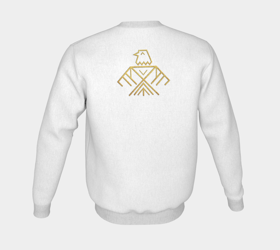 Eagle Tribal Symbol Native American Motif Gold