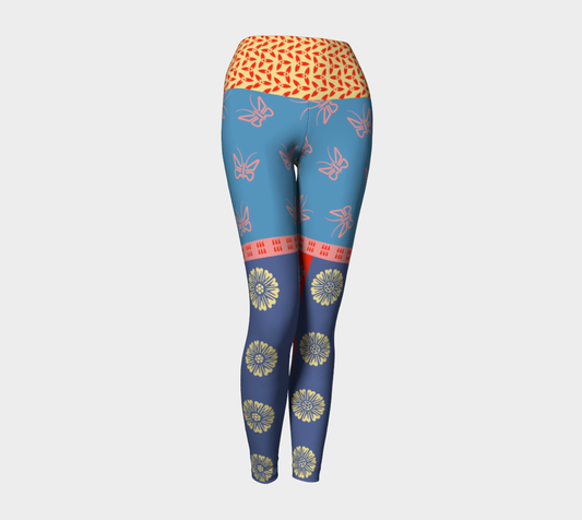 Japanese Butterflies Flowers Motif Shibori Patchwork