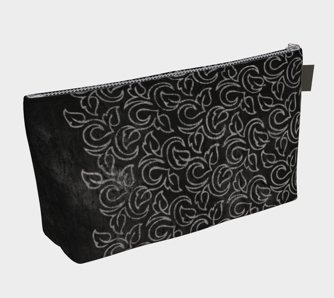 Chalk Blackboard Leaves Vintage Pattern