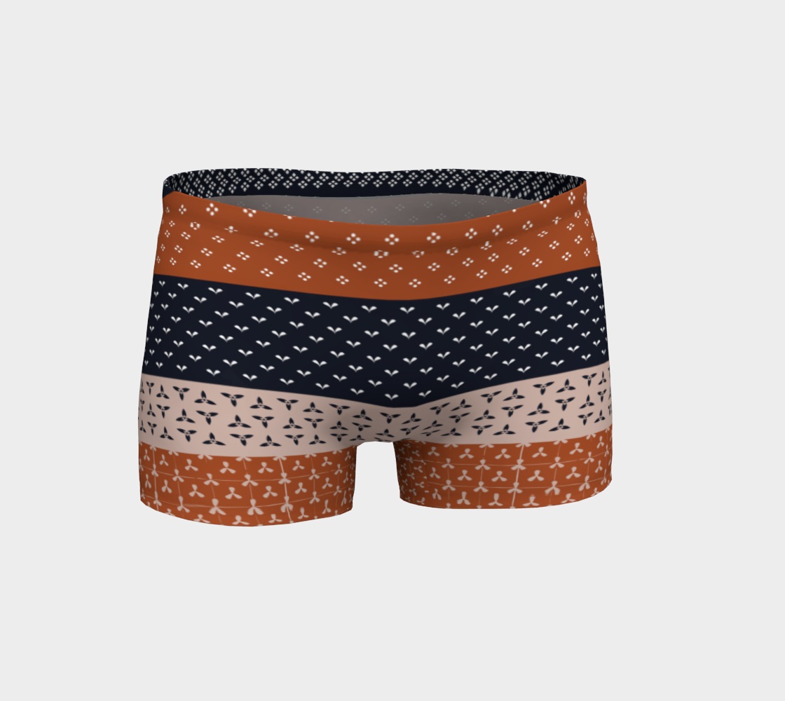 Japanese Patchwork Geometric Motif Stripes Pattern