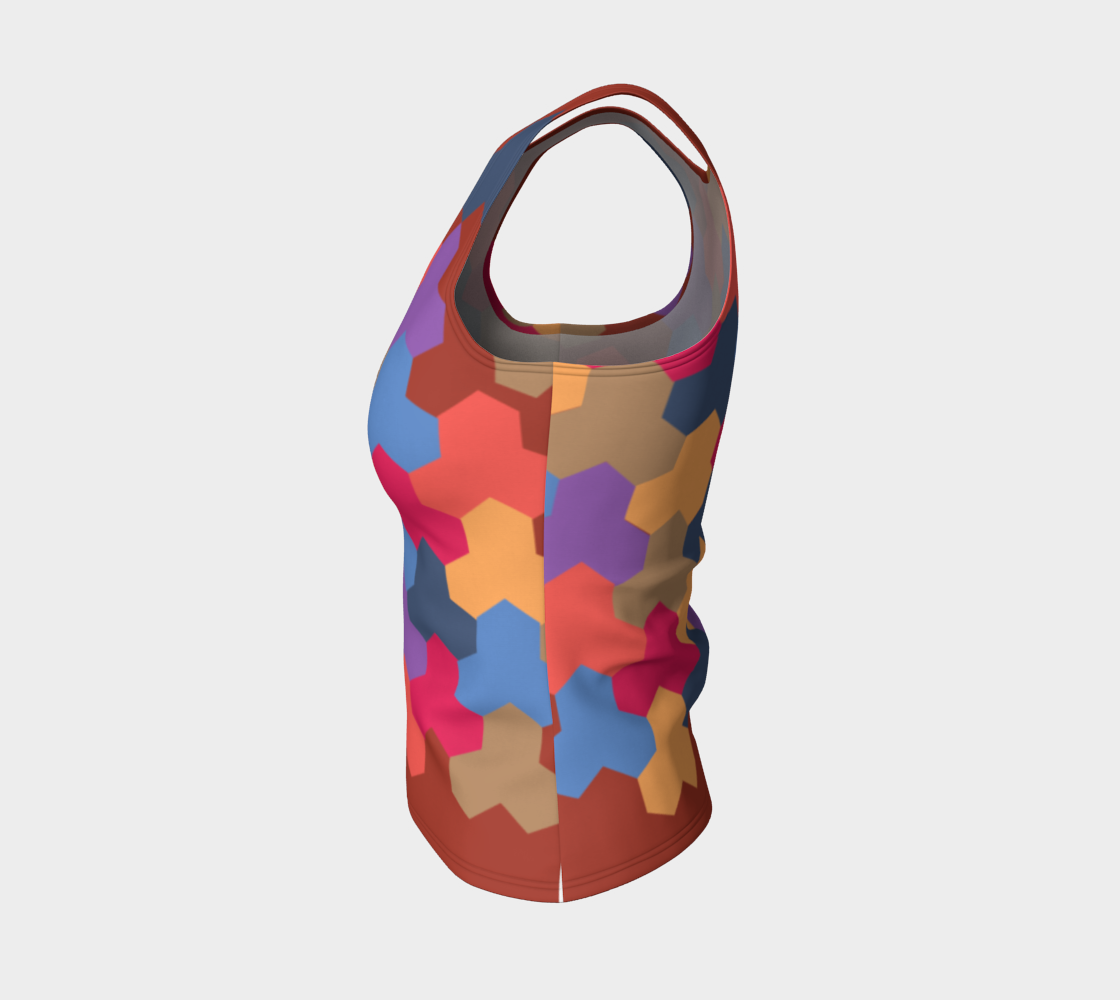 Japanese Style Colorful Mosaic Game Pattern