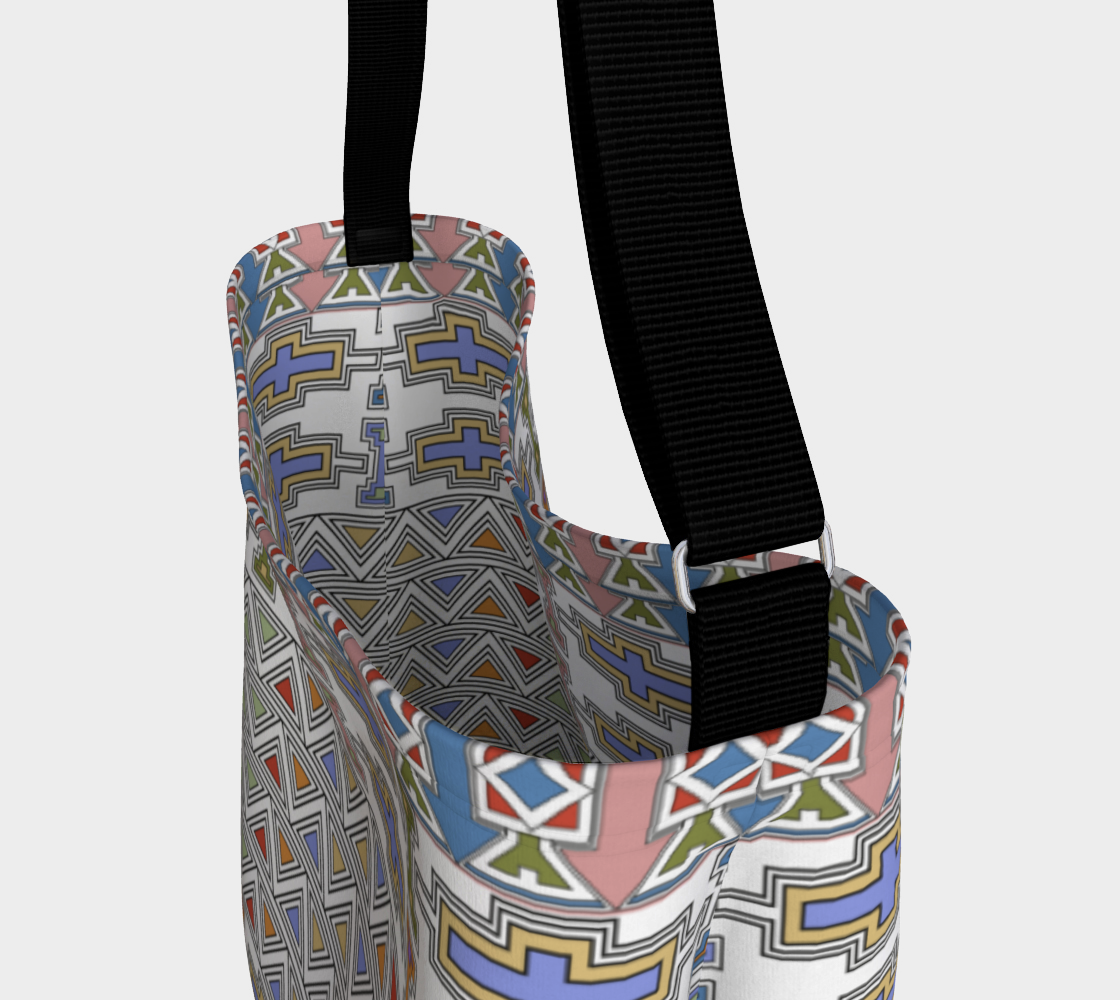 Ndebele Style African Tribal Art Pattern