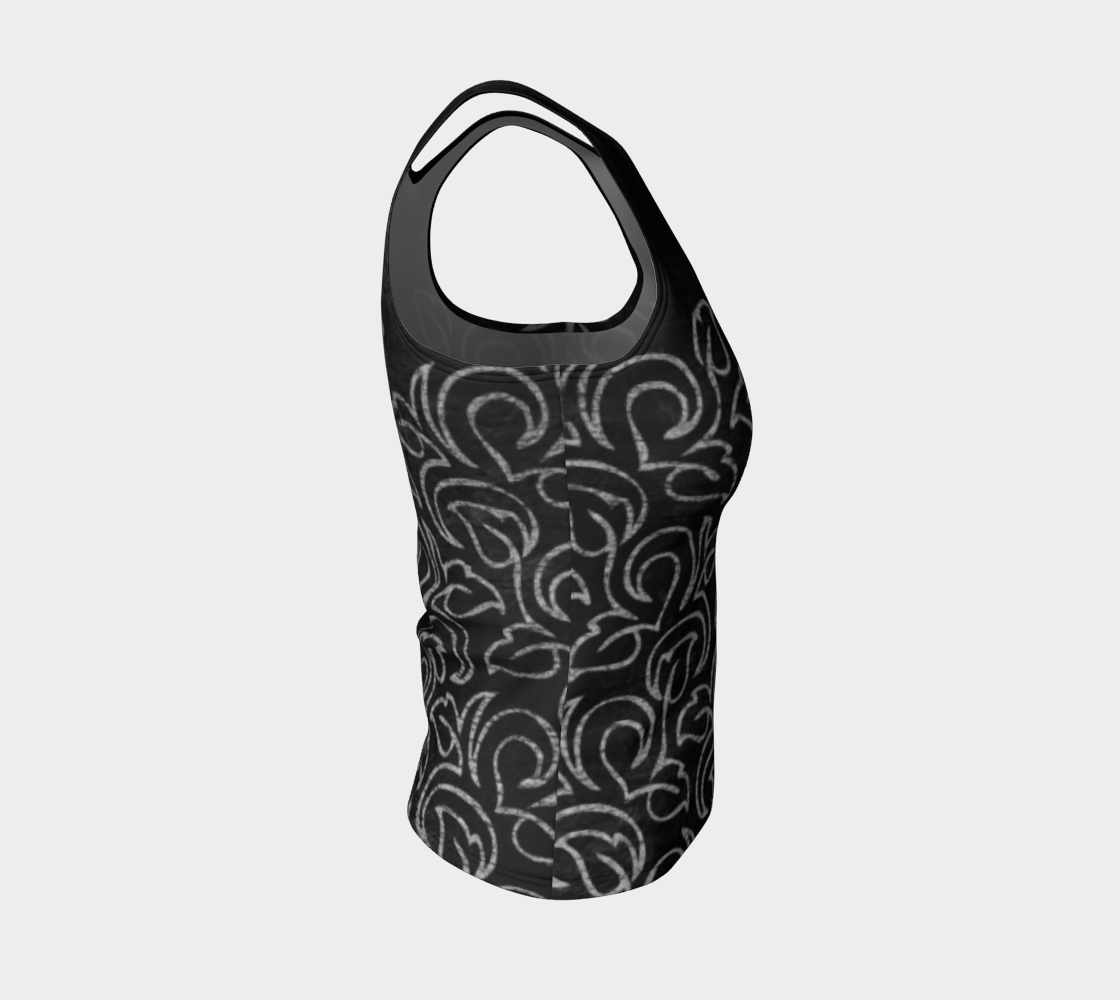 Chalk Blackboard Leaves Vintage Pattern