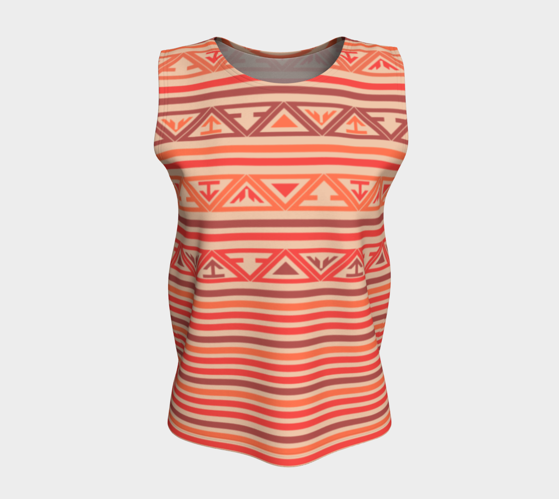 Traditional Ethnic Tribal Geometric Navajo Native American Motif Pattern