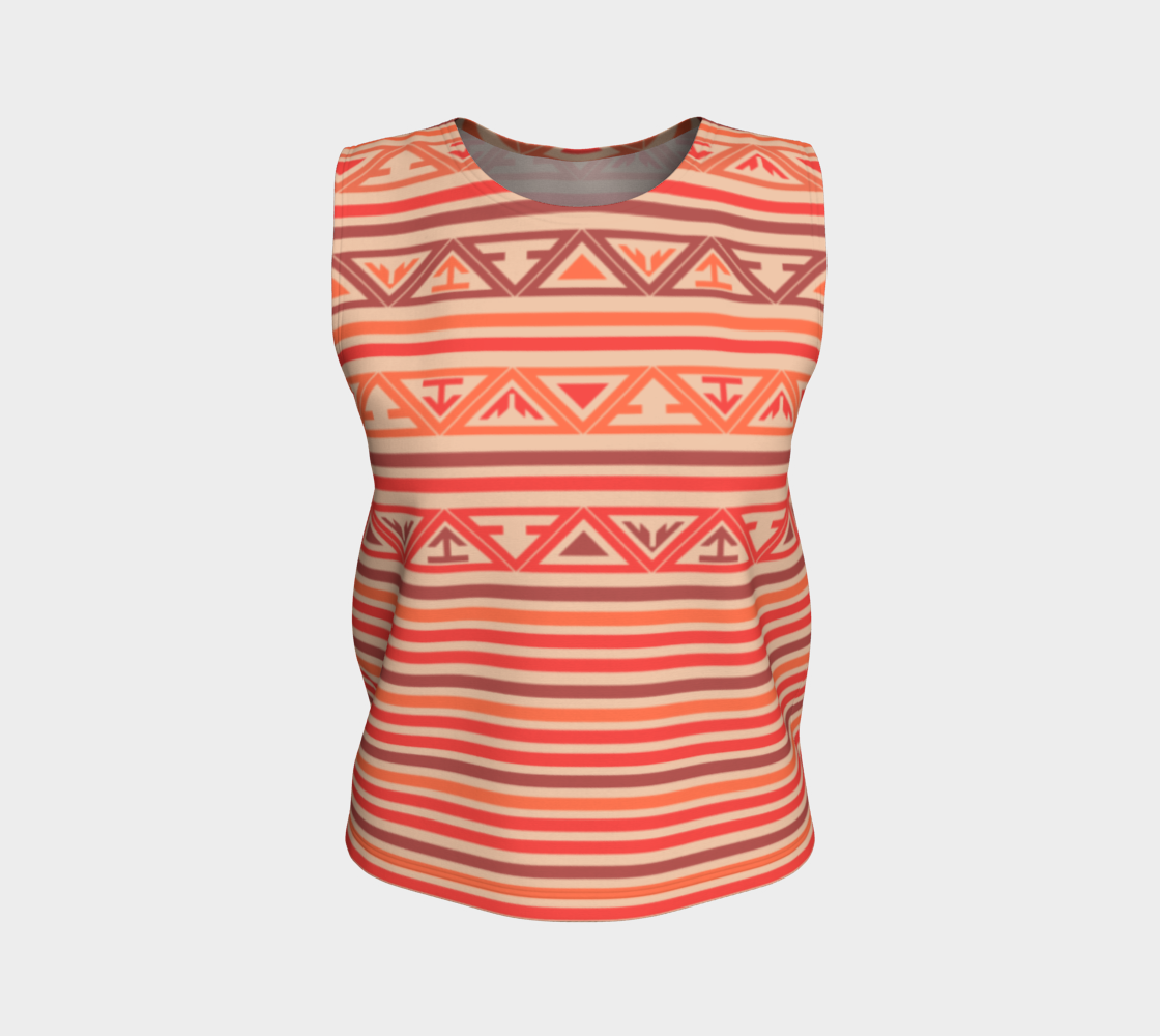 Traditional Ethnic Tribal Geometric Navajo Native American Motif Pattern