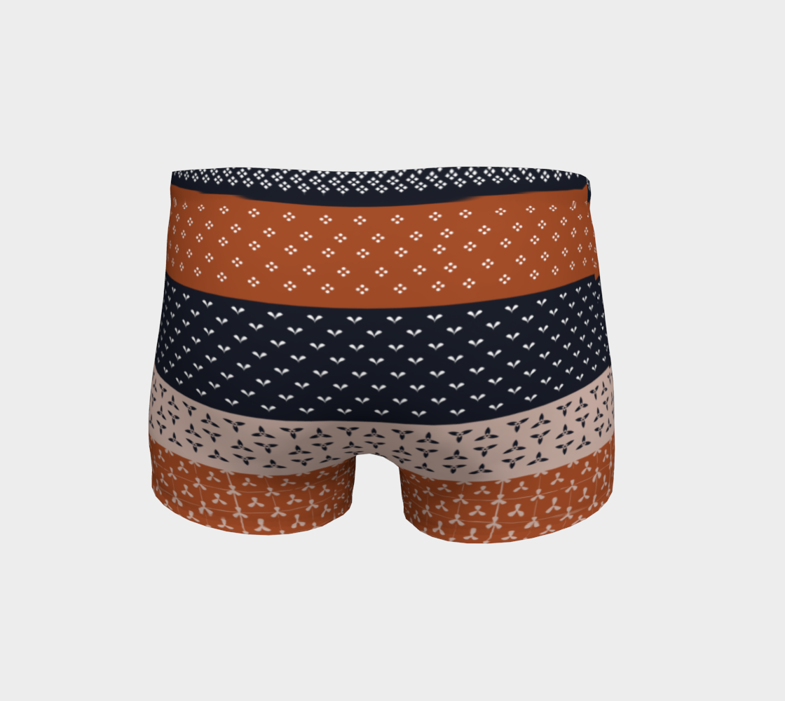 Japanese Patchwork Geometric Motif Stripes Pattern