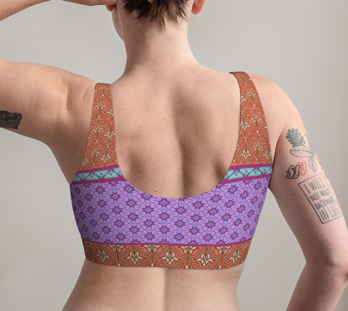 Persian Iranian Geometric Motif Patchwork Mixed Pattern