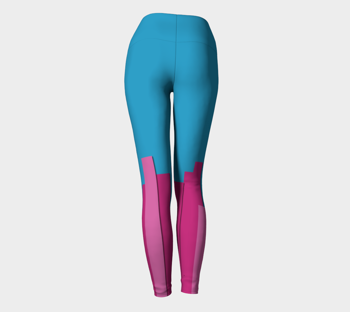 Vertical Origami Pink Stripes Blue Background Geometric Abstract