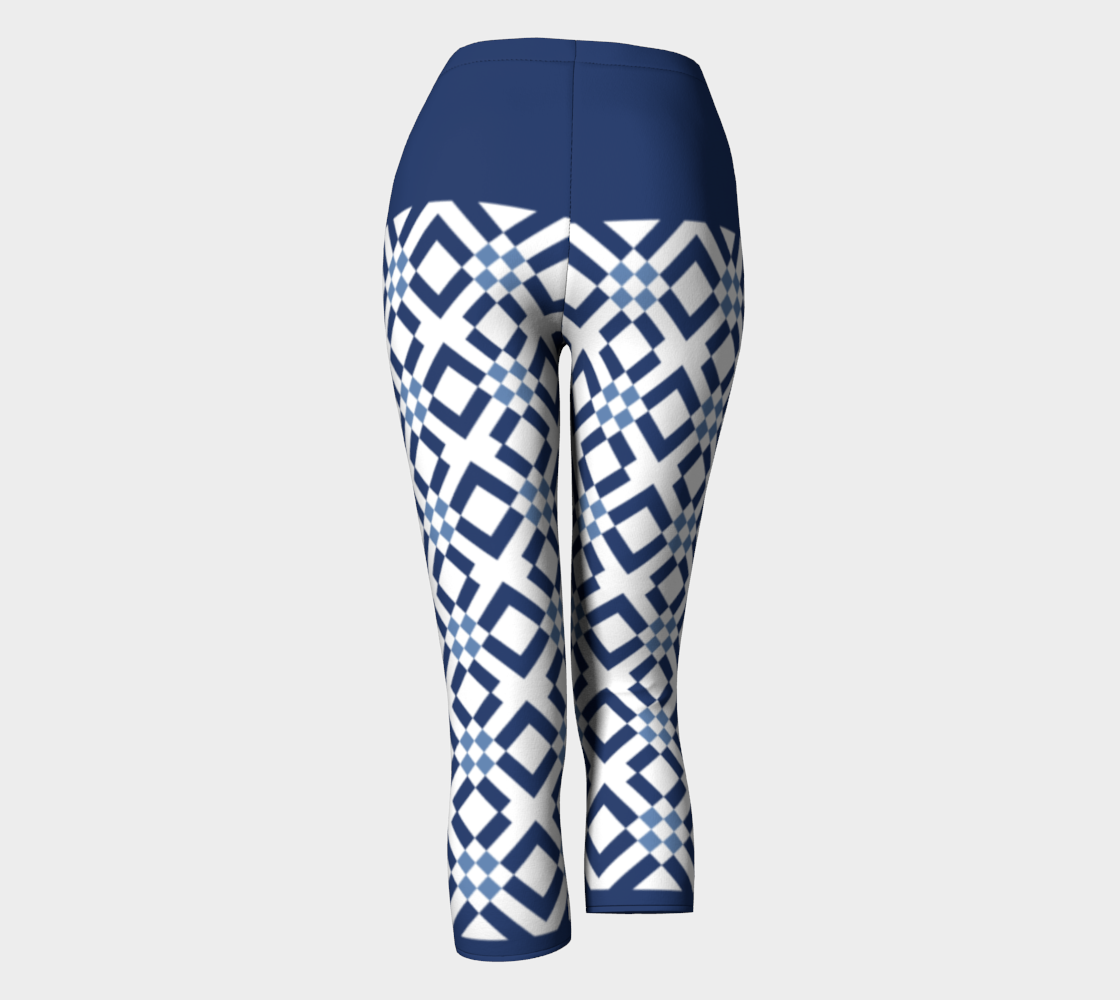 Classic Checkered Pattern Dark and Light Blue