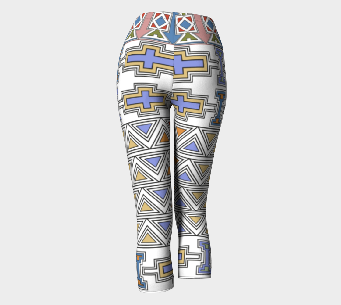 Ndebele Style African Tribal Art Pattern