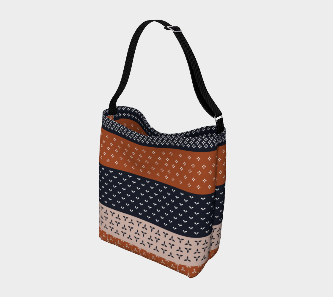 Japanese Patchwork Geometric Motif Stripes Pattern