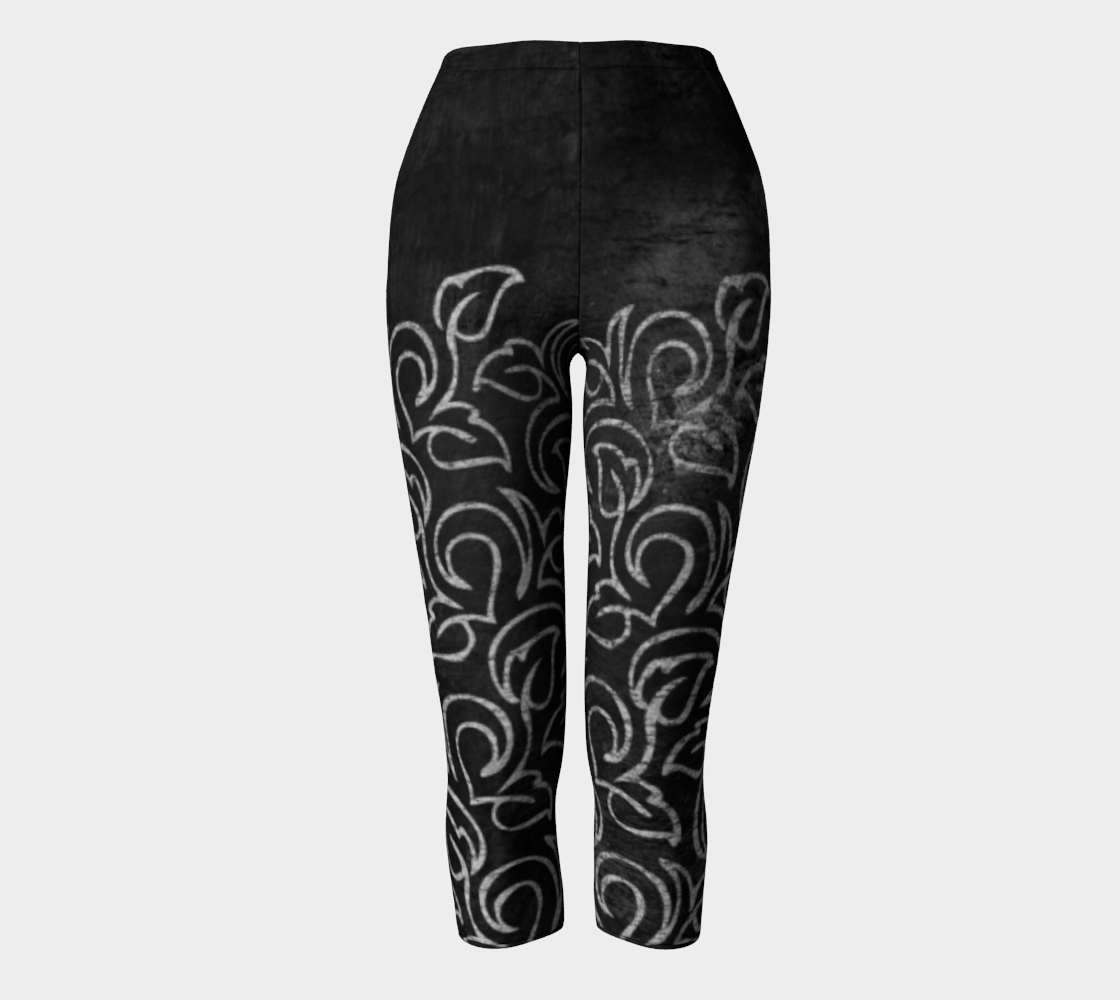 Chalk Blackboard Leaves Vintage Pattern