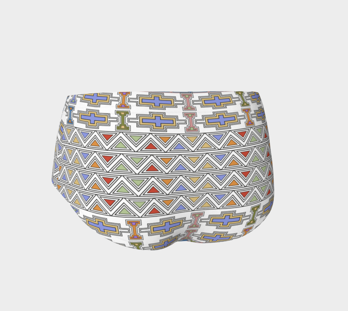 Ndebele Style African Tribal Art Pattern