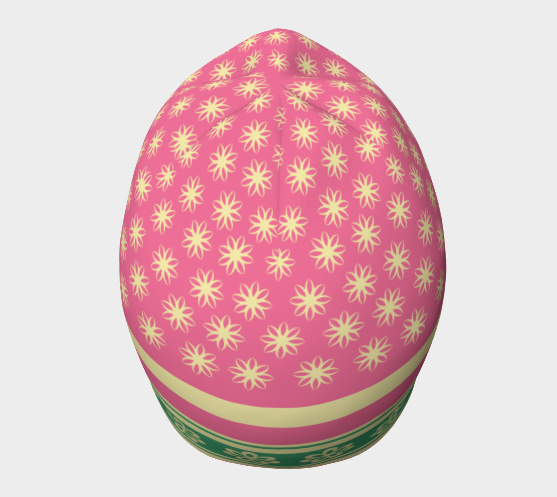 Stripes Flowers Stars Country Style Decorative Pattern Beanie