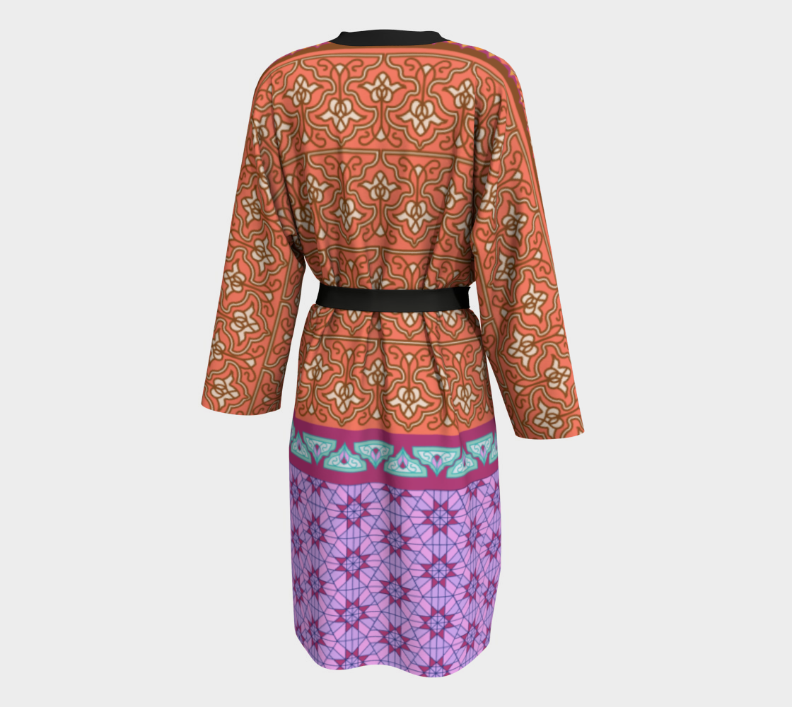 Persian Iranian Geometric Motif Patchwork Mixed Pattern