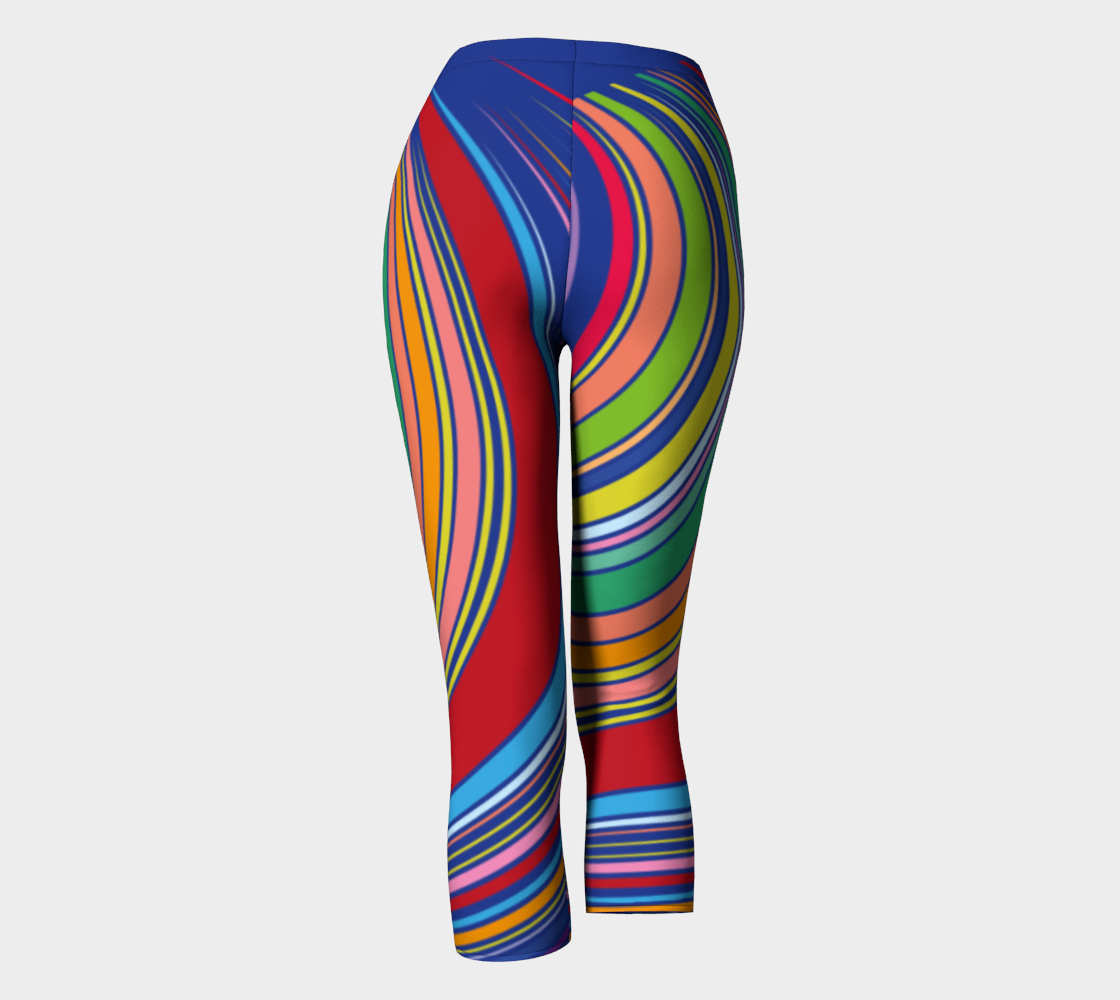 Colorful Striped Circles Tunnel Vintage Design 1960's